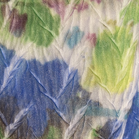 Komarov Sleeveless Crinkle Cut A-Line  Dress Size Medium - Picture 10 of 14